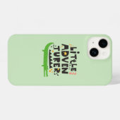 Coque Pour iPhone 14 Alligator petit aventurier (Verso Horizontal)