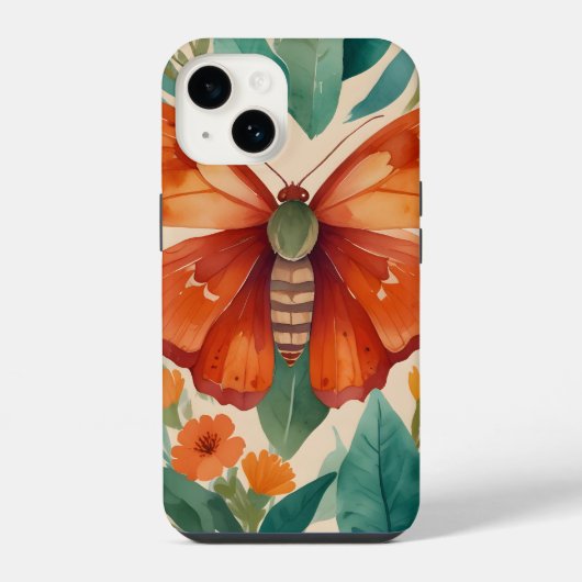 Coque Pour iPhone 14 Amber Wings (Verso)