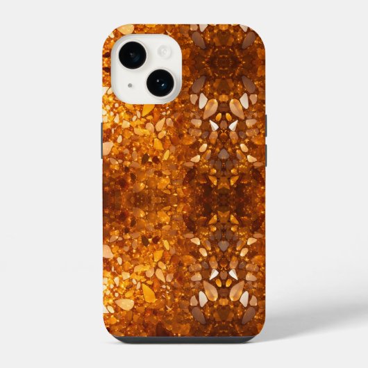 Coque Pour iPhone 14 Ambre Or (Verso)