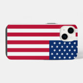 Coque Pour iPhone 14 American Flag Cell Phone Case (Verso Horizontal)