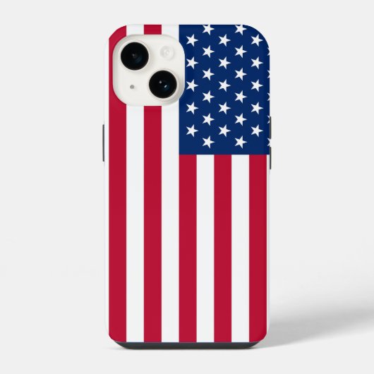 Coque Pour iPhone 14 American Flag Cell Phone Case (Verso)