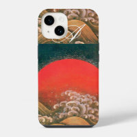 AMETERASU , DÉESSE DU SOLEIL marron rouge noir