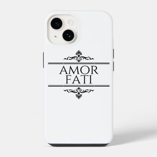 Coque Pour iPhone 14 Amor Fati (Verso)