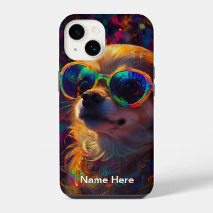 Coque Pour iPhone 14 Amour de chiot en vacances