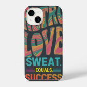 Coque Pour iPhone 14 Amour rétro (Verso)