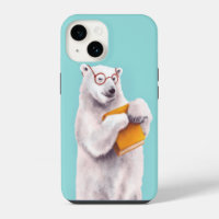 Amoureux des livres d'ours polaire Nerd