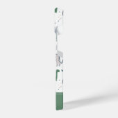 Coque Pour iPhone 14 Amusant Pastel Dinosaur Motif de scène (Côté gauche)