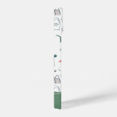 Coque Pour iPhone 14 Amusant Pastel Dinosaur Motif de scène (Côté droit)