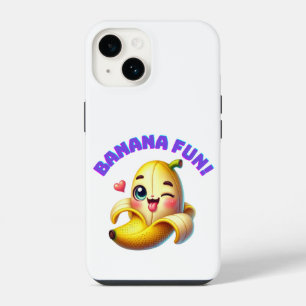Coque Pour iPhone 14 Amusante conception de l'écriture banane pour Gi a