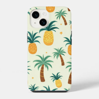 Coque Pour iPhone 14 ananas & arbre motif design iphone14 coques