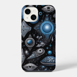 Coque Pour iPhone 14 Anciens symboles aux couleurs vives
