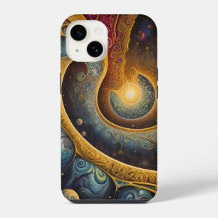 Coque Pour iPhone 14 Anciens symboles en couleurs vives