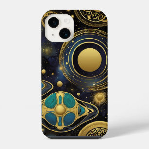 Coque Pour iPhone 14 Anciens symboles en couleurs vives