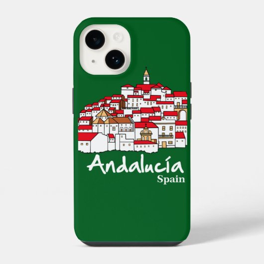 Coque Pour iPhone 14 Andalousie 2 (Verso)
