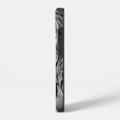 Coque Pour iPhone 14 Ange Tombé Gris Monochrome (Côté gauche)