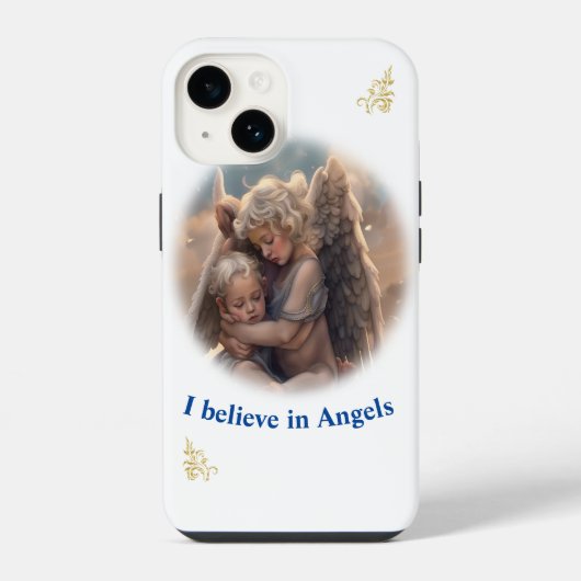 Coque Pour iPhone 14 Anges (Verso)