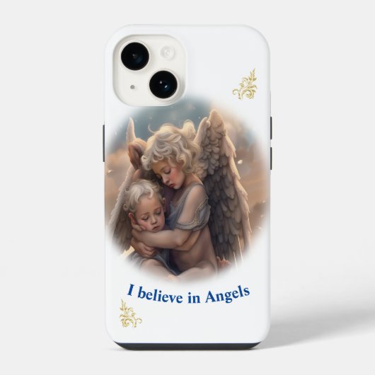 Coque Pour iPhone 14 Anges (Verso)