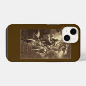 Coque Pour iPhone 14 Anges Sur Une Échelle Céleste (Verso Horizontal)