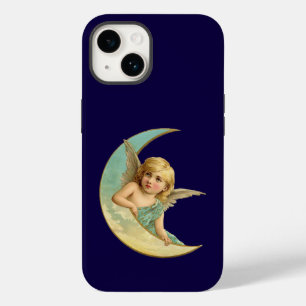 Coque Pour iPhone 14 Angle vintage dans le coque iphone Crescent Moon