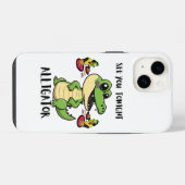 Coque Pour iPhone 14 Animals Party Alligator (Verso Horizontal)