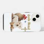 Coque Pour iPhone 14 Animaux mignons (Verso Horizontal)