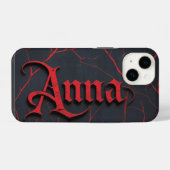 Coque Pour iPhone 14 Anna en gothique (Verso Horizontal)