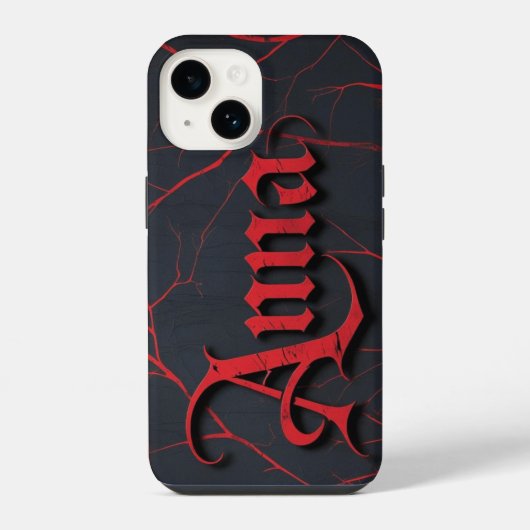 Coque Pour iPhone 14 Anna en gothique (Verso)