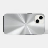 Coque Pour iPhone 14 Apparence Chrome (Verso Horizontal)