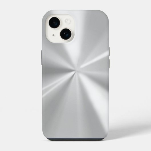 Coque Pour iPhone 14 Apparence Chrome (Verso)