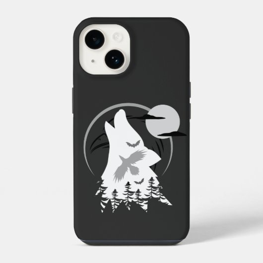 Coque Pour iPhone 14 Appel de la nature.b (Verso)