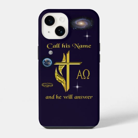 Coque Pour iPhone 14 Appelle son nom (Verso)
