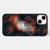 Coque Pour iPhone 14 Apple iPhone 14 Coque avec Bubble Nebula (Verso (horizontal))