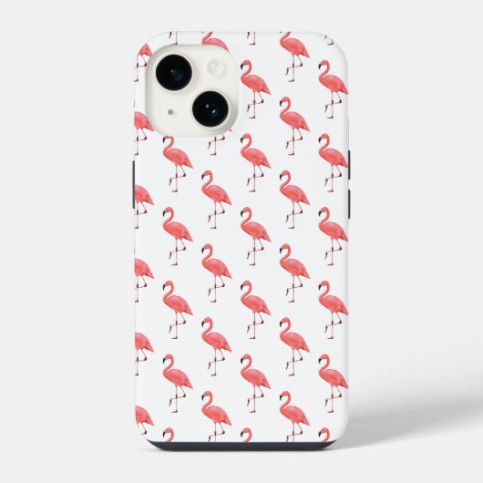 Coque Pour iPhone 14 Apple iPhone 14 Coque-Flamant rose (Verso)