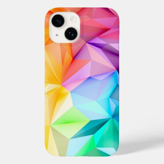 Coque Pour iPhone 14 Apple iPhone 14 couleur Coque Abstrait (Verso)