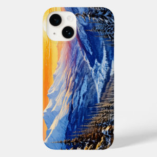 Coque Pour iPhone 14 aquarelle hiver matin iPhone / coque ipad