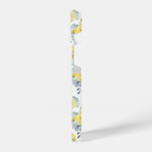 Coque Pour iPhone 14 Aquarelle Motif Floral Jaune (Côté gauche)