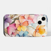 Coque Pour iPhone 14 Aquarelle Peinture de Fleurs. (Verso Horizontal)