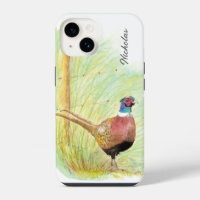 Aquarelle Pheasant Jeu Oiseau Faune Nature Art
