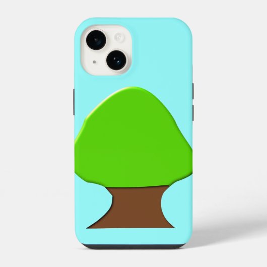 Coque Pour iPhone 14 Arbre (Verso)