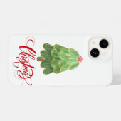 Coque Pour iPhone 14 Arbre de Noël (Verso Horizontal)