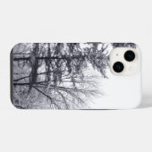 Coque Pour iPhone 14 Arbres enneigés : Vertical (Verso Horizontal)
