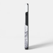 Coque Pour iPhone 14 Arbres enneigés : Vertical (Côté gauche)