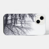 Coque Pour iPhone 14 Arbres enneigés : Vertical (Verso Horizontal)