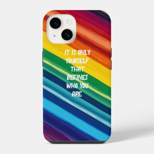 Coque Pour iPhone 14 Arc-en-ciel