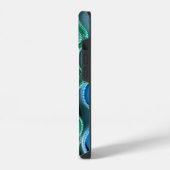 Coque Pour iPhone 14 Arc-en-ciel ondulé (Côté gauche)