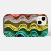 Coque Pour iPhone 14 Arc-en-ciel ondulé (Verso Horizontal)