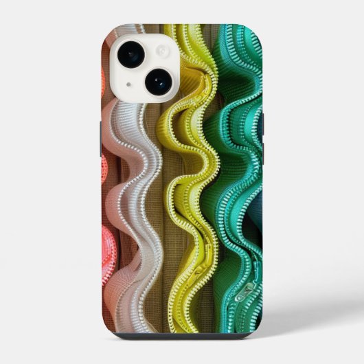 Coque Pour iPhone 14 Arc-en-ciel ondulé (Verso)