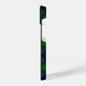 Coque Pour iPhone 14 Armstrong tartan bleu et vert plaid (Côté gauche)