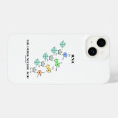 Coque Pour iPhone 14 ARN L'autre structure chimique acide nucléique (Verso Horizontal)