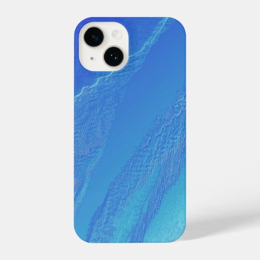 Coque Pour iPhone 14 Arrière - plan bleu (Verso)
